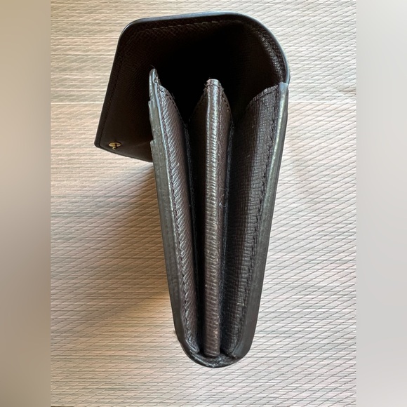 SOLD Authentic Damier Ebene Louis Vuitton Long Wallet #5 - Picture 9 of 16